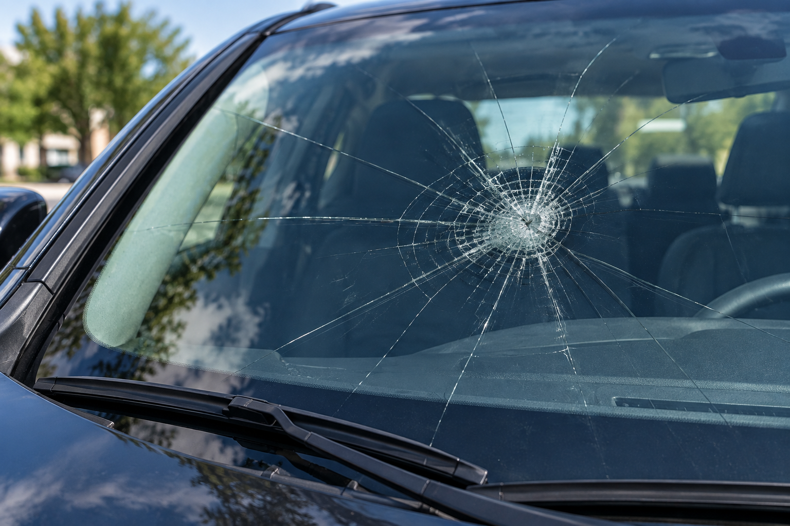 Cracked Windshield