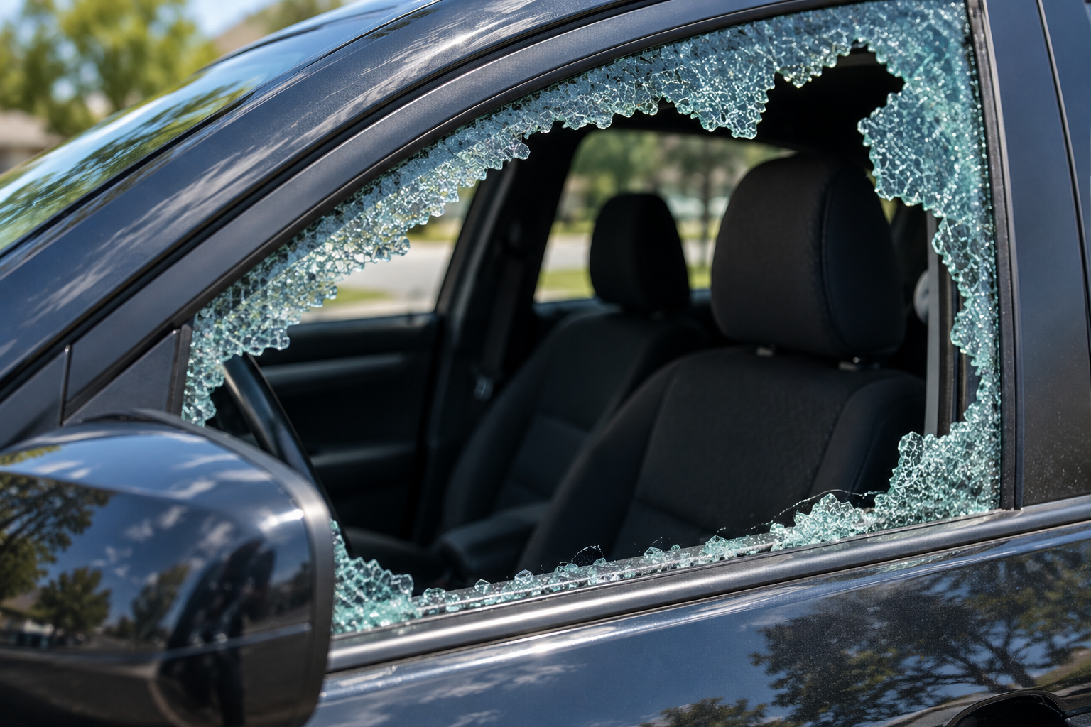 Broken Side Window